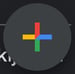 Het plus-icoon in de Google Authenticator app.