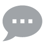 A black text balloon icon.